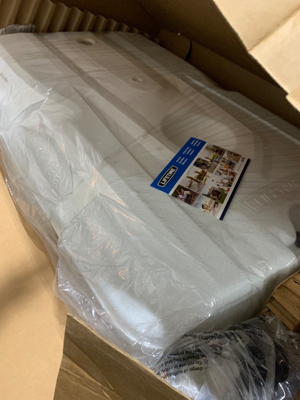 Photo 1 of Lifetime Poolside Portable Basketball Hoop, 44-Inch Impact Backboard