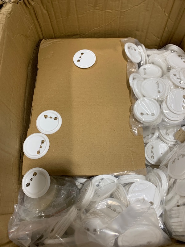 Photo 1 of BEAMNOVA Button Maker Machine DIY Round Pin Maker Kit, 58mm / 2.28 in (About 2-1/4 Inch) Badge Press Machine with 1000 Button Blanks Parts Supplies