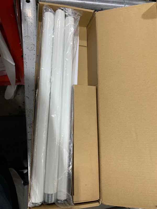 Photo 1 of IFELS Heavy Duty Curtain Rods for Windows 48 to 84 Inch, 1 Inch Adjustable White Curtain Rod Set with Easy Installation and Modern Design (A1,White,30-90")