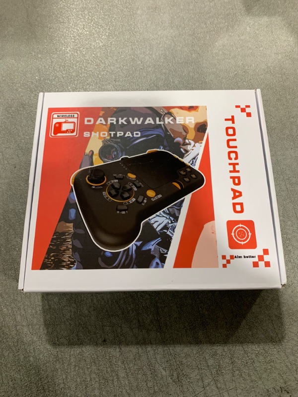 Photo 1 of DarkWalker ShotPad Wireless Gyro TouchPad Game Controller for PC|SteamDeck|PS4|PS5|Xbox One|Xbox Series S X