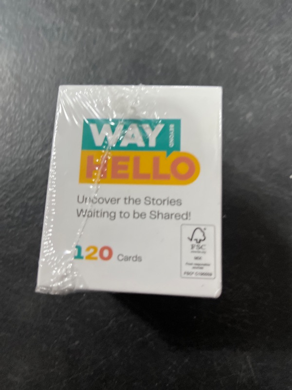 Photo 2 of Dessie Way Beyond Hello: 120 Unique Conversation Cards, Therapy Games, and Questions for Couples, Families, and More. Perfect for Dinner Dates, Ice Breakers, and Getting to Know You Games