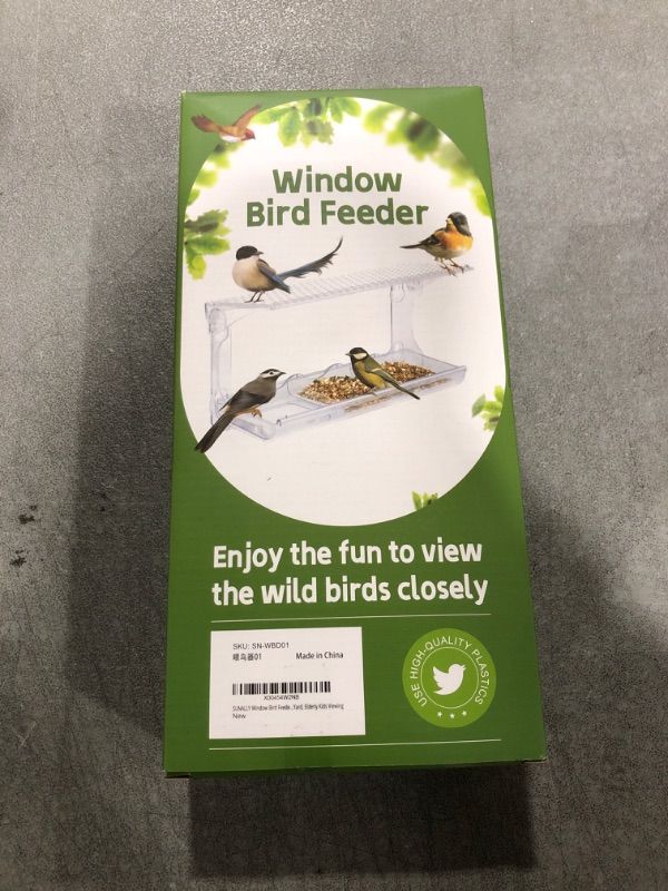 Photo 2 of SUNALLY Window Bird Feeder for Outdoors