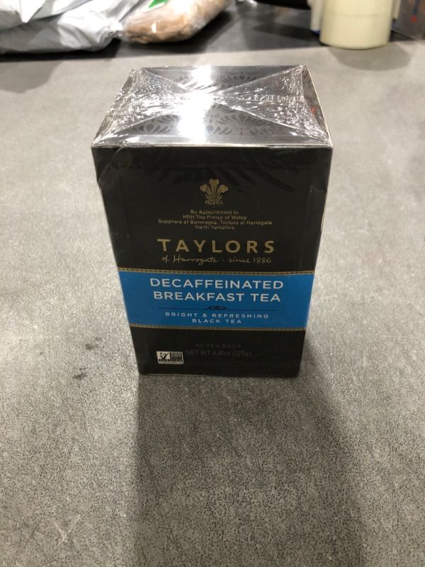 Photo 2 of Decaffeinated Breakfast Tea -6x50bg Best By March 2026