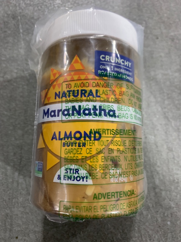 Photo 2 of MaraNatha Natural Crunchy Roasted Almond Butter, 16 Ounce Jar