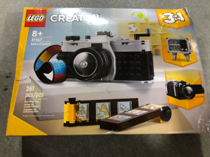 Photo 2 of Creator 3 in 1 Retro Camera Toy for Creative Play 31147