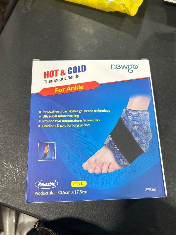 Photo 2 of NEWGO®Ankle Cold Pack Ice Wrap for Ankle Injuries 2 Pack Ankle Ice Pack for Swelling