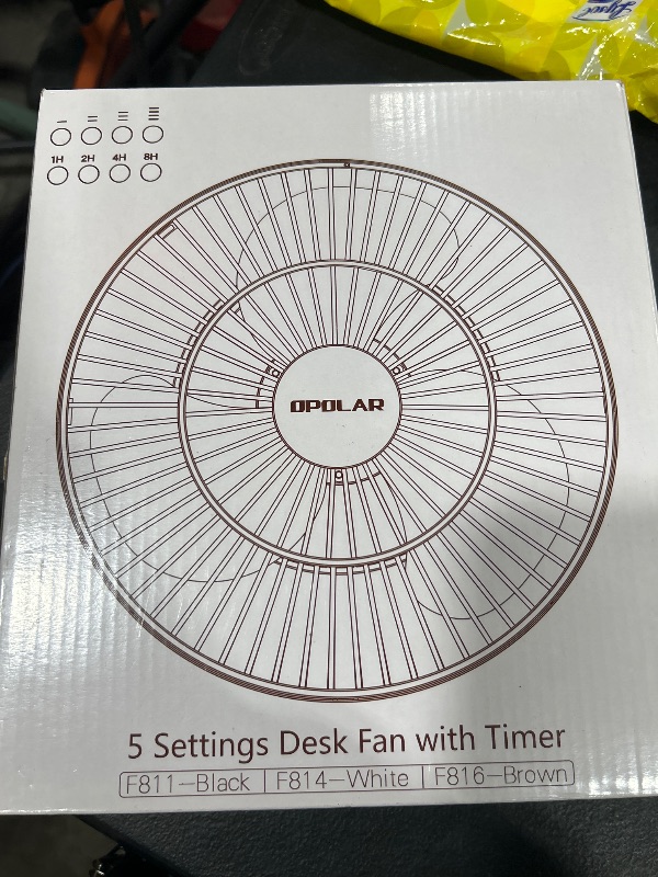 Photo 2 of OPOLAR 8 Inch Desk Fan with Timer