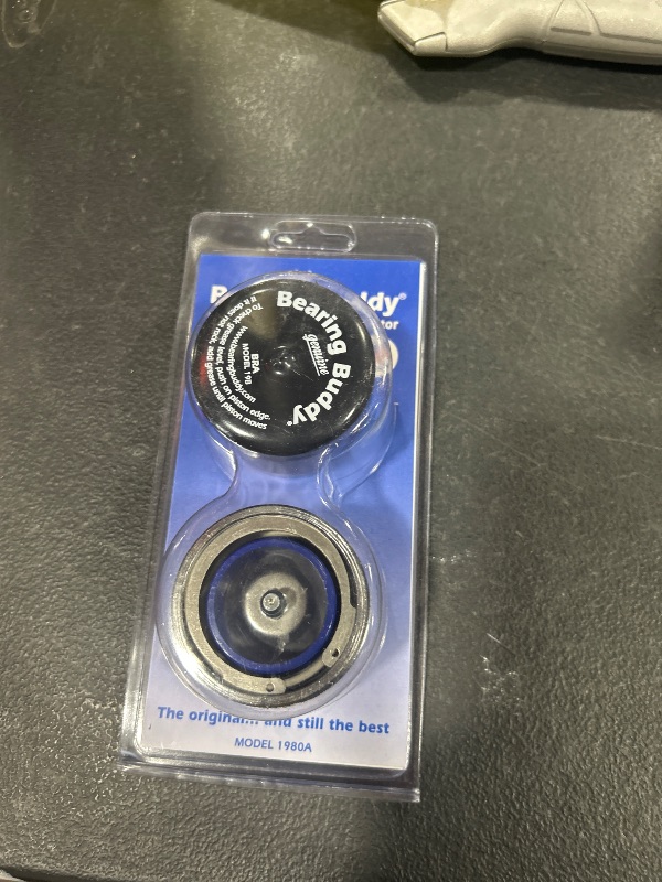 Photo 2 of Bearing Buddy Chrome Bearing Protectors (1.980) With Bras - Pair