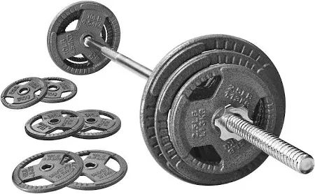 Photo 1 of  Weight Plates And Barbell***unknown brand**