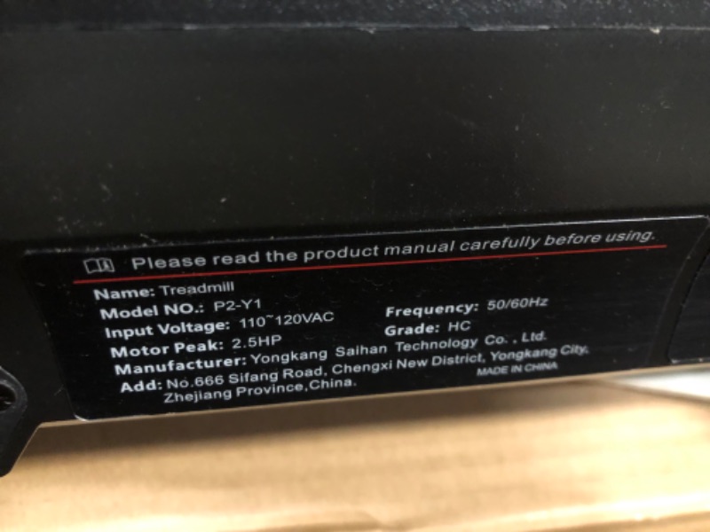 Photo 4 of **Missing Power Cord**
Sperax Walking Pad,Under Desk Treadmills for Home,3 in 1 Portable Walking Pad Treadmill,320 Lbs Capacity