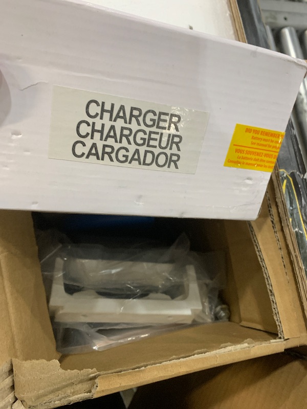 Photo 1 of Huffy CR8-R Electric Mini Bike for Teens, 19MPH Max Throttle Speed, Full Suspension, 350W Motor and 36V Battery, Ages 14+, Max Weight 130lbs., Kickstand Included, Blue Racing Graphics