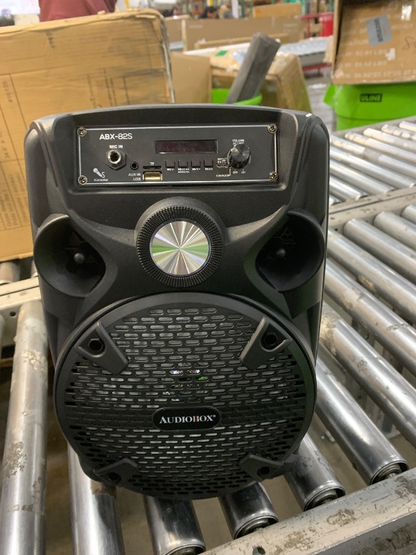 Photo 2 of **NON-REFUNDABLE** (PARTS) AUDIOBOX ABX-82S Portable 8" PA Speaker with Stand, WaveSync™ Technology, Bluetooth, LED Lights, 1100W - includes Microphone & USB Cable