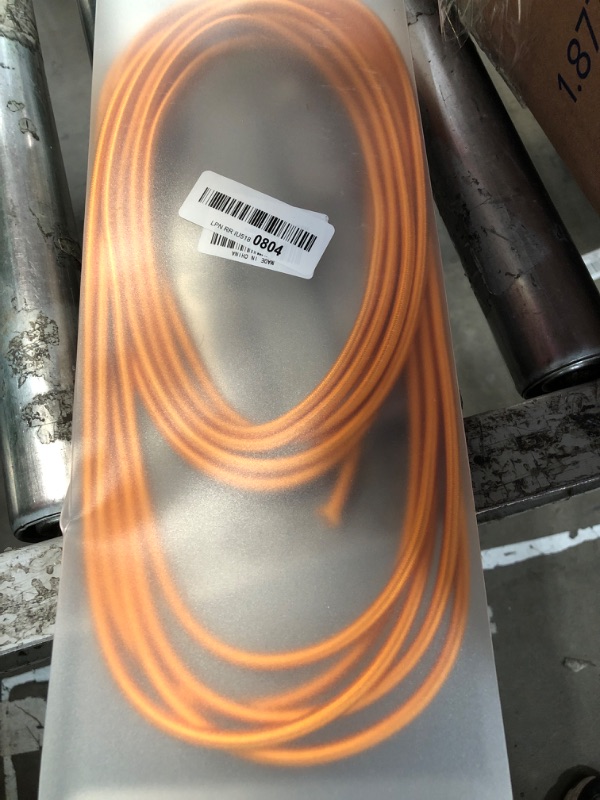Photo 1 of PerkHomy Bungee Shock Cord Rope Marine Grade Heavy Duty Polyester Bungie Elastic Stretch String for Kayak Strap Tarp Tie Down Canopy Boating Camping Tent Crafting Patio ?Orange-1/4 x 25'?