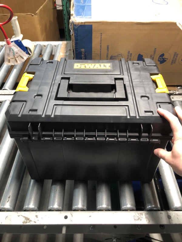 Photo 3 of (READ FULL POST) DEWALT TSTAK Tool Box, Extra Large Design, Removable Tray for Easy Access to Tools, Water and Debris Resistant (DWST17806)