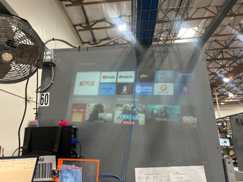 Photo 1 of **MISSING REMOTE CONTROL**
[Netflix Officially and AI Auto Focus] VOPLLS 4K Projector with WiFi and Bluetooth
