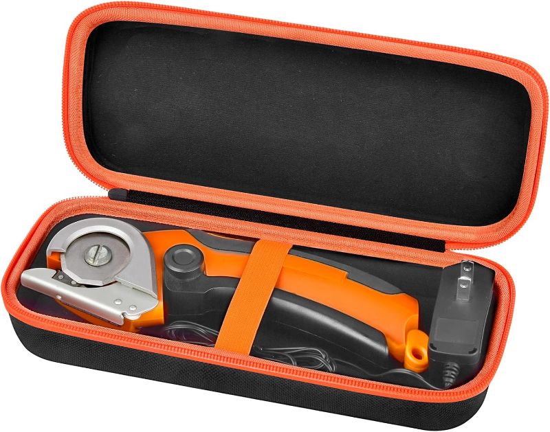 Photo 1 of ALKOO Carrying Case compatible with WORX WX081L ZipSnip Cutting Tool, Fabric Cutter Storage Bag Rotorazer Saw Container, Mini Circula