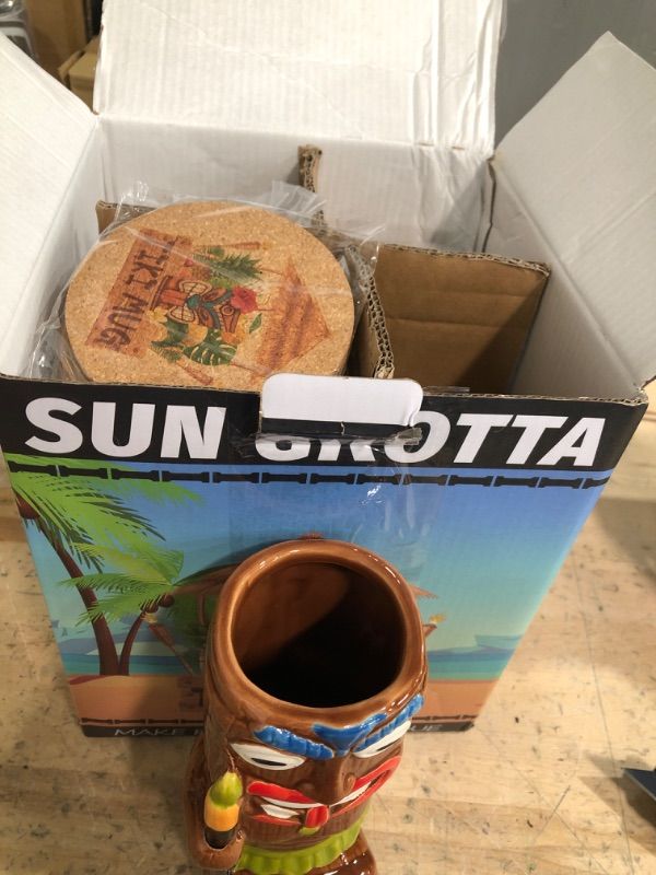 Photo 1 of 4 pack - tiki mugs 