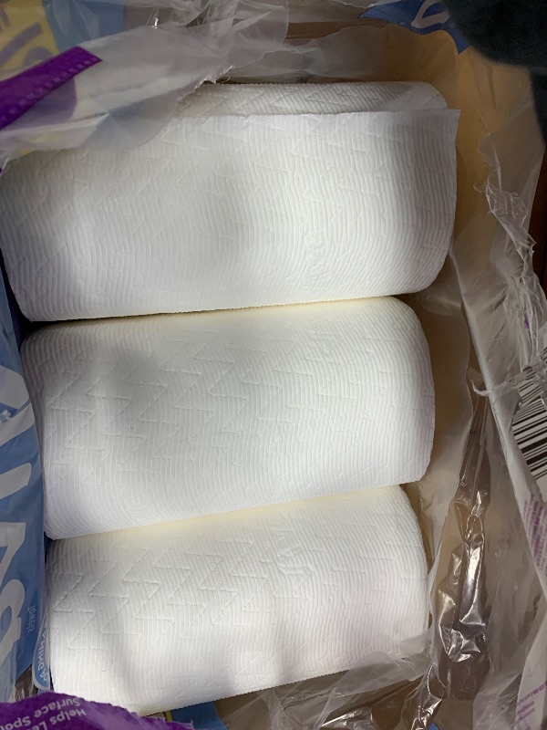 Photo 2 of **OPENED, ONLY 3 ROLLS**Viva Multi-Surface Cloth Paper Towels, Choose-A-Sheet - 6 Triple Rolls = 18 Regular Rolls (165 Sheets Per Roll)