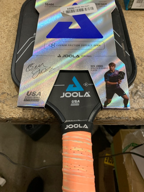 Photo 2 of * MINOR DAMAGE* JOOLA Ben Johns Hyperion CFS Pickleball Paddle - Carbon Surface with High Grit & Spin, Elongated Handle, USAPA Approved Ben Johns Paddle