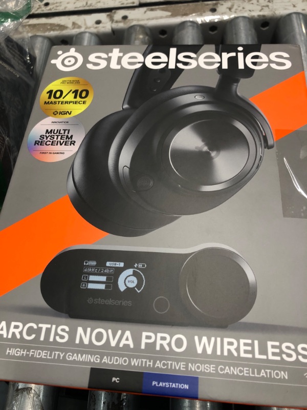 Photo 2 of ***PARTS ONLY******NON REFUNDABLE***Arctis Nova Pro Wireless Multi Gaming Headset for PC, PS5, PS4, Switch