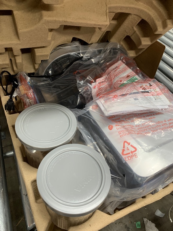 Photo 1 of Ninja NC501 CREAMi Deluxe 11-in-1 Ice Cream & Frozen Treat Maker for Ice Cream, Sorbet, Milkshakes, Frozen Drinks & More, 11 Programs, with 2 XL Family Size Pint Containers, Perfect for Kids, Silver