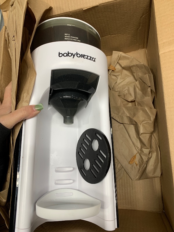 Photo 2 of New and Improved Baby Brezza Formula Pro Advanced Formula Dispenser Machine - Automatically Mix a Warm Formula Bottle Instantly - Easily Make Bottle with Automatic Powder Blending