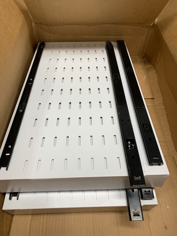 Photo 1 of 2 Pack Pull out Cabinet Organizer 21"Deep, Expandable Slide out Drawers for Kitchen Cabinets with 4pcs Divider Racks, Peel and Stick Pull out Drawers, Cabinet Roll out Shelves 12.4"-20.5" W (White)