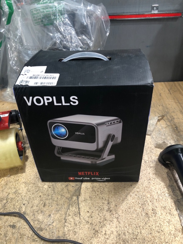 Photo 2 of [Netflix Officially and AI Auto Focus] VOPLLS 4K Projector with WiFi and Bluetooth