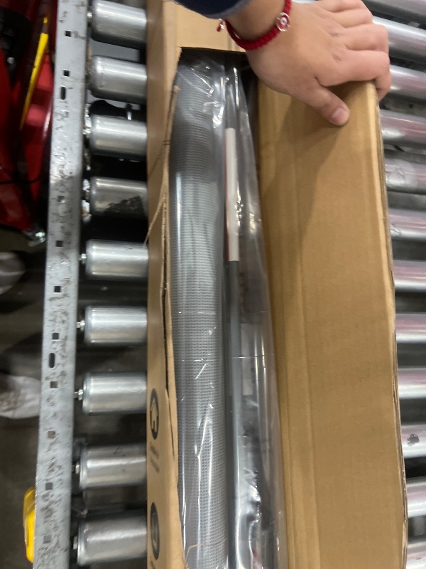 Photo 1 of 120 Inch Extra Wide Retractable Baby Gates, 41" Extra Tall Dog Gate for Large Opening Child Safety Mesh Gate Indoor Outdoor Pet Gates for Stairs Doorways Hallways, Grey