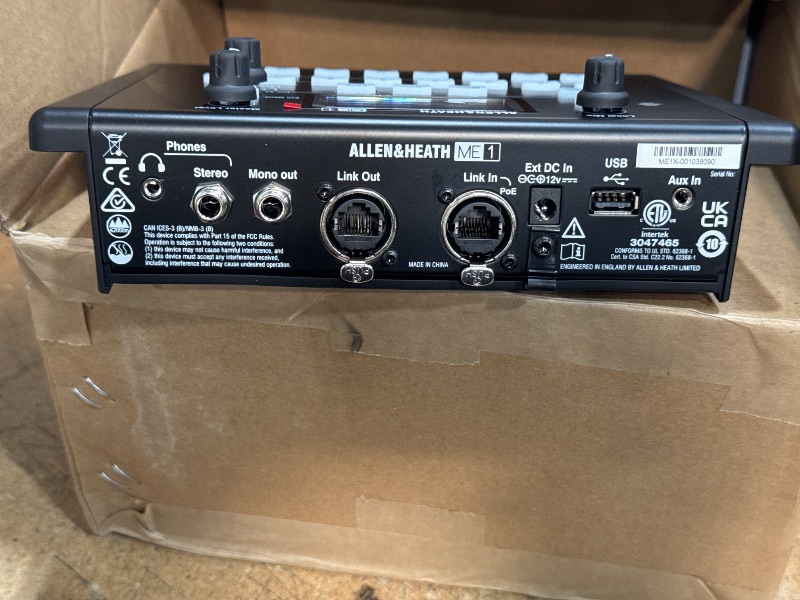Photo 1 of Allen & Heath ME-1 Digital Personal Mixer, 40 Inputs with level and pan control (AH-ME-1)
