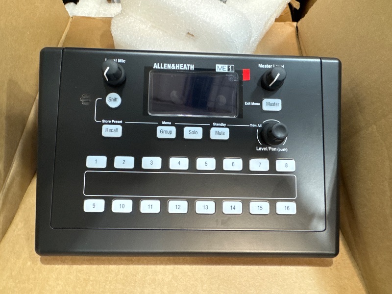 Photo 2 of Allen & Heath ME-1 Digital Personal Mixer, 40 Inputs with level and pan control (AH-ME-1)
