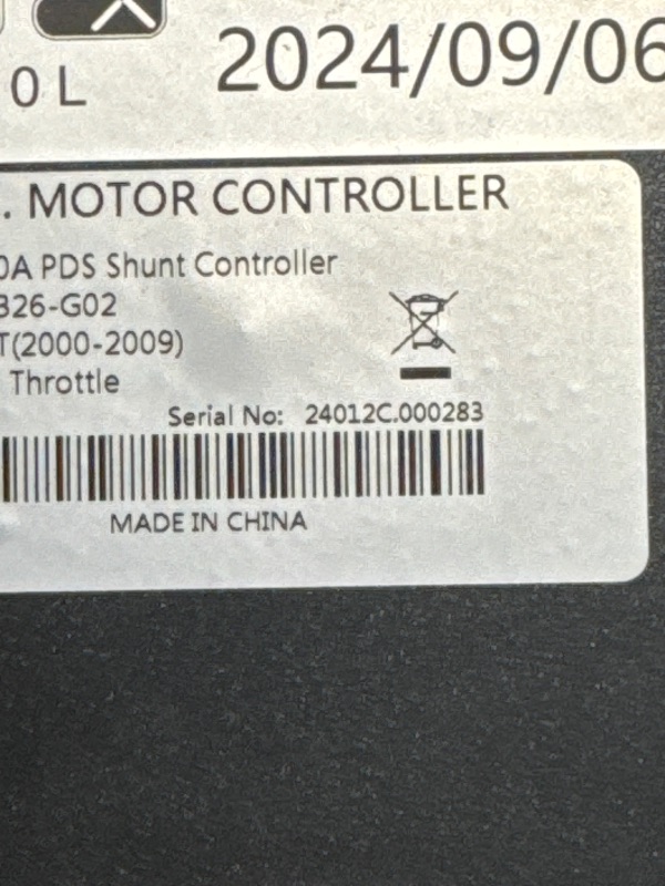 Photo 3 of 10L0L 36V/350A Golf Cart Motor Controller PDS Shunt Controller ITS Replacement for 2000-2009 EZGO TXT, 73326-G02 73326G02 73326G04 73326G05 73326G06 73326G07 73326G08, Compatible with Curtis