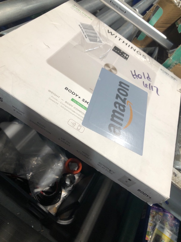 Photo 1 of Withings Body+ - Digital Wi-Fi Smart Scale with Automatic Smartphone App Sync, Full Body Composition Including, Body Fat, BMI, Water Percentage, Muscle & Bone Mass, with Pregnancy Tracker & Baby Mode White Body+