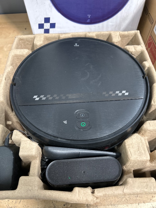 Photo 1 of MANVN Robot Vacuum and Mop Combo, Robot Vacuum with Wi-Fi/APP, Self-Charging Robot Vacuum and Mop Ultra Slim Quiet, Ideal for Hard Floor, Pet Hair and Daily Cleaning