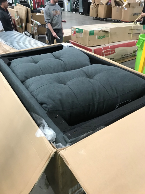 Photo 1 of ***NONREFUNDABLE - INCOMPLETE - THIS SALE FINAL - SEE COMMENTS***
Eafurn L-Shape Reversible Sectional Sofa Bed Convertible Sleeper Corner Couch w/USB Ports and Storage Chaise, 4 in 1 Pull-Out Sofabed for Living Room, Apartment, Office
