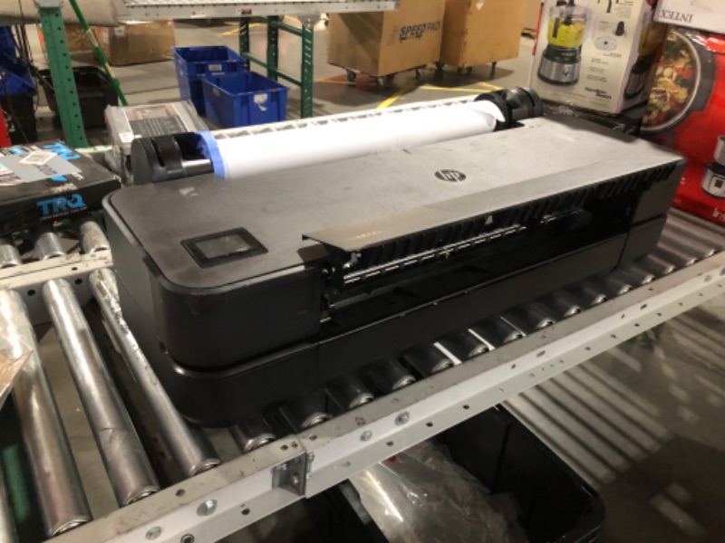 Photo 4 of ***NONREFUNDABLE - FOR PARTS ONLY - SEE COMMENTS***
HP DesignJet T210 Large Format 24-inch Color Plotter Printer, Includes 2-Year Warranty Care Pack (8AG32H),Black