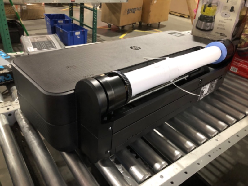 Photo 6 of ***NONREFUNDABLE - FOR PARTS ONLY - SEE COMMENTS***
HP DesignJet T210 Large Format 24-inch Color Plotter Printer, Includes 2-Year Warranty Care Pack (8AG32H),Black