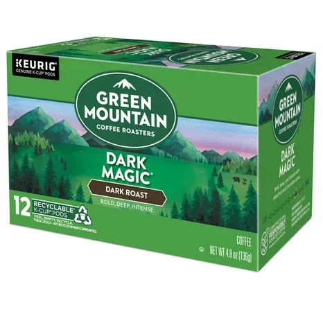 Photo 1 of  6 X (12 count ) Green Mountain Coffee Roasters Dark Magic K-Cup Pods