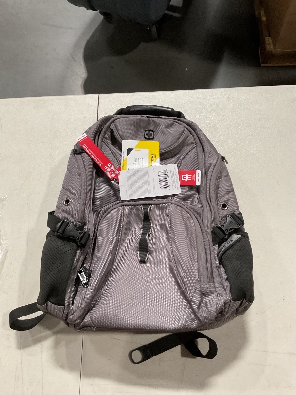 Photo 3 of ** read notes**
SwissGear 1900 Scansmart TSA 17 Laptop Backpack, Sting Grey Ballistic, 19-Inch