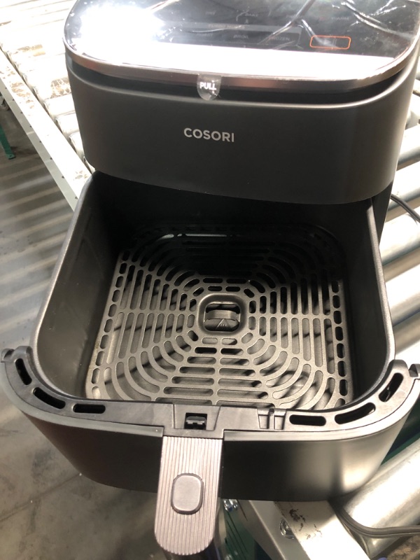 Photo 3 of ***(PARTS ONLY/ NON FUNCTIONAL/ NO RETURNS OR REFUNDS) ***
COSORI Air Fryer 9-in-1, Compact & Large 6-Qt, Fast Turbo Modes, 90-450°F Evenly Results with Precise Temperature Control, 95% Less Oil, Roast, Bake, Dry, Reheat, Frozen, Broil, Proof, Grey