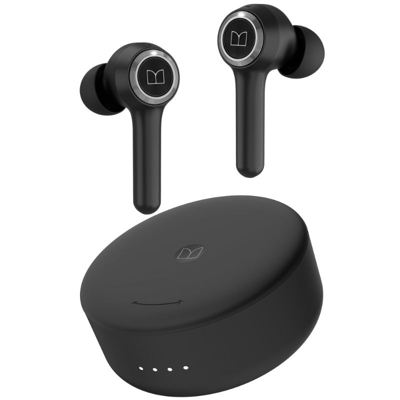 Photo 1 of * ONE EARBUD HAS ISSUES* ONLY ONE SIDE HAS SOUND* Monster Clarity 102 Plus Wireless Earbuds, Bluetooth Headphones with HiFi Stereo, 4 ENC Mic for Crystal Clear Call, 30H Playtime, Type-C Charging, IPX6 Waterproof in-Ear Ear Buds Earphones for Sports