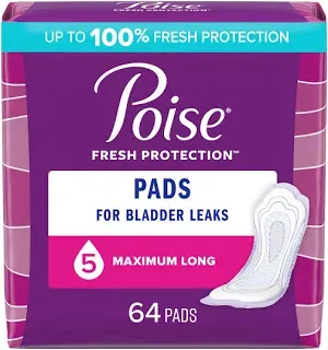 Photo 1 of * CASE OF 2 36 PACKS* Poise Maximum Absorbency Pads
