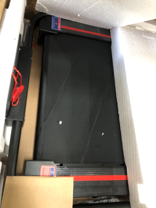 Photo 1 of * UNIT SHOWS ERROR CODE ON SCREEN* Sperax Treadmill-Walking Pad-Under Desk Treadmill-3 in 1 Folding Treadmill-Treadmills for Home-Black Red