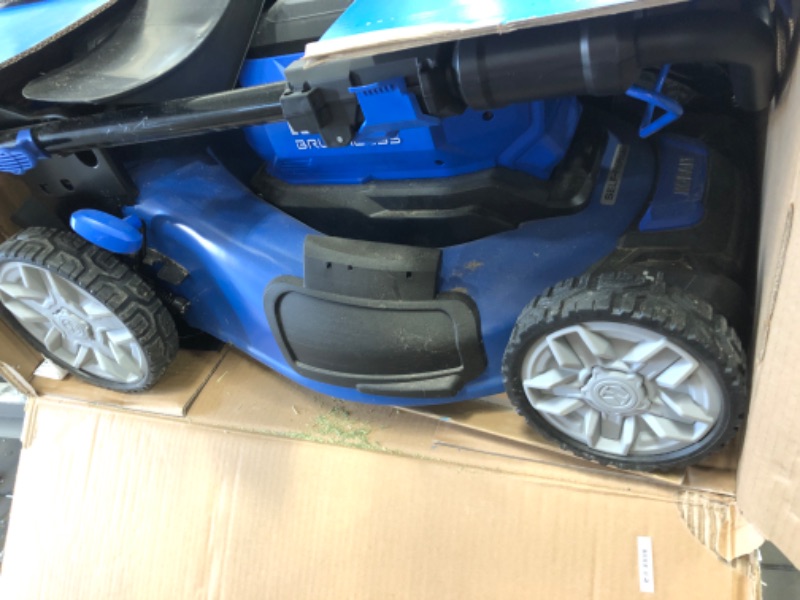 Photo 2 of * MISSING PARTS* Kobalt Gen4 40-volt 20-in Cordless Self-propelled Lawn Mower 6 Ah (1-Battery and Charger Included)
