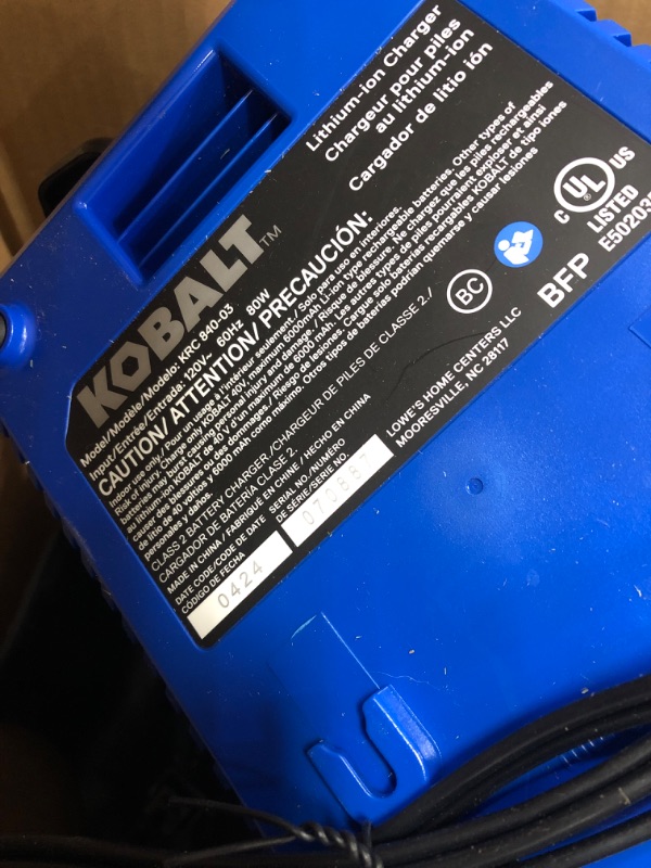 Photo 4 of * MISSING PARTS* Kobalt Gen4 40-volt 20-in Cordless Self-propelled Lawn Mower 6 Ah (1-Battery and Charger Included)
