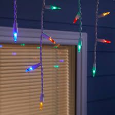 Photo 1 of * TESTED* GE 150-Count StayBright Multi-Color LED Icicle Christmas Lights
