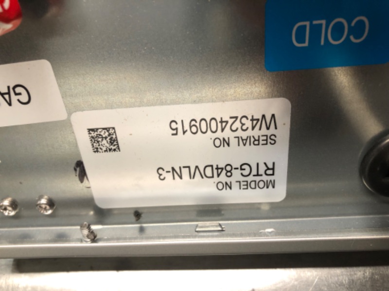 Photo 5 of ***USED - DIRTY - UNABLE TO TEST - LIKELY MISSING PARTS***
Rheem RTG-84DVLN-3 High Efficiency Non-Condensing Indoor Tankless Natural Gas Water Heater, 8.4 GPM