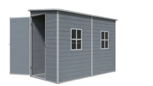 Photo 1 of ***NONREFUNDABLE - INCOMPLETE - SEE COMMENTS BOX 1 OF 2 ONLY***
Ball & Cast 8x4 FT Resin Outdoor Storage Shed with Waterproof Floor and 2 Window,Garden Organizer Tool House w/Lockable Doors & Ventilation,Cabinet for Patio,Lawn,Grey

