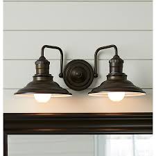 Photo 1 of * SEE NOTES* allen + roth Hainsbrook 18.25-in 2-Light Antique Bronze Coastal Vanity Light
