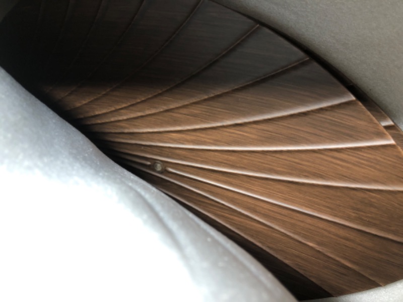 Photo 1 of **PREV INSTALLED, SOME DAMAGE**
Wiviniya Tropical Ceiling Fans with Lights, 44 Inch Indoor Outdoor Palm Leaf Ceiling Fan for Patios Porch Bedroom, Remote/APP Control, Dimmable, 6 Speeds, Reversible, Brown